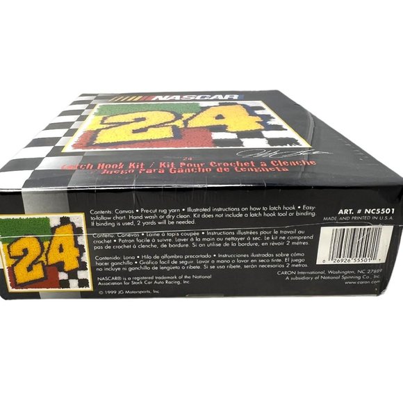 NASCAR "24" Latch Hook Kit by Caron International # NC 5501 - Picture 6 of 7
